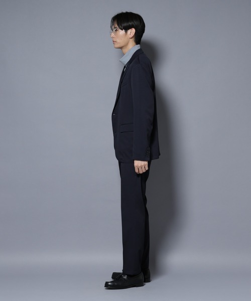 NANO universe（ナノユニバース）の「「N TROUSERS BASIC」 シャドーストライプパンツ(セットアップ可)（スラックス・メンズ・ブラウン/ダークネイビー・L/M/S）」の7枚目の写真