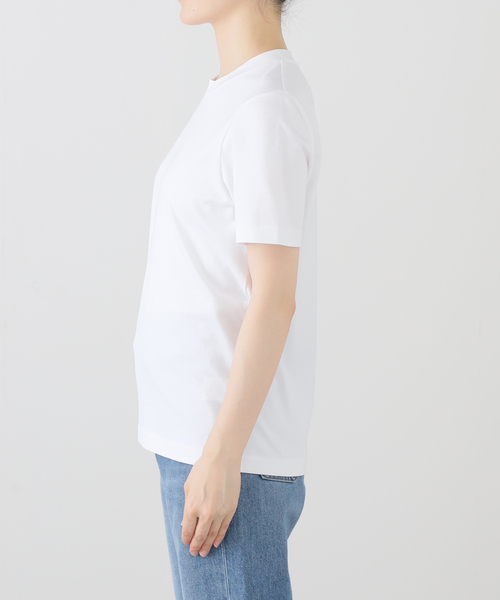 Deuxieme Classe（ドゥーズィエムクラス）の「GLANCE Tシャツ（Tシャツ/カットソー・レディース・ホワイト/ブラック・FREE）」の9枚目の写真