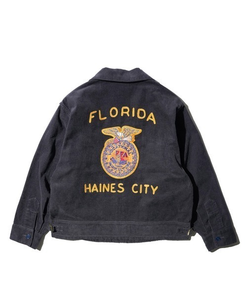 THRIFTY LOOK(スリフティールック)の「THRIFTY LOOK スリフティルック / FLORIDA FFA JACKET(ブルゾン・メンズ・ダークネイビー/ネイビー・LARGE/MEDIUM/SMALL)」の2枚目の写真
