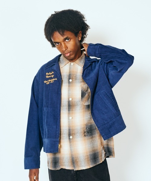 THRIFTY LOOK(スリフティールック)の「THRIFTY LOOK スリフティルック / FLORIDA FFA JACKET(ブルゾン・メンズ・ダークネイビー/ネイビー・LARGE/MEDIUM/SMALL)」の8枚目の写真