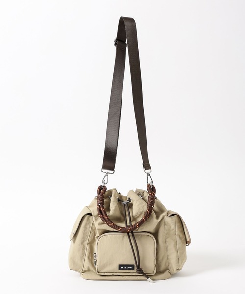 BAYFLOW（ベイフロー）の「コードHDマルチポケショルダー（ハンドバッグ・レディース・ブラック/ライトベージュ/カーキ・FREE）」の18枚目の写真