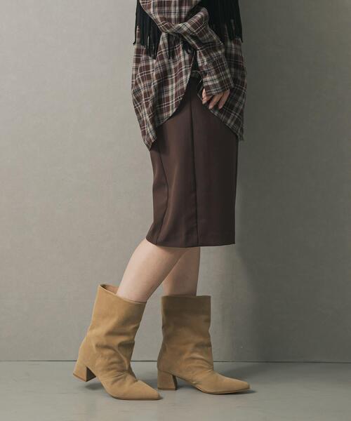 SENSE OF PLACE by URBAN RESEARCH(センスオブプレイスバイアーバンリサーチ)の「バミューダショートパンツ(その他パンツ・レディース・ブラウン/ブラック・MEDIUM/SMALL)」の3枚目の写真