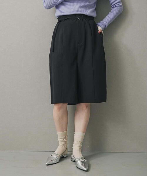 SENSE OF PLACE by URBAN RESEARCH(センスオブプレイスバイアーバンリサーチ)の「バミューダショートパンツ(その他パンツ・レディース・ブラウン/ブラック・MEDIUM/SMALL)」の21枚目の写真