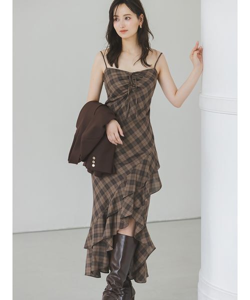 SNIDEL（スナイデル）の「Sustainableメタルボタンテーラードジャケット（テーラードジャケット・レディース・ネイビー/ブラウン/グレー・1/0）」の7枚目の写真