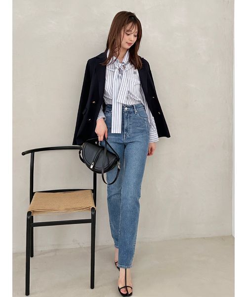 Sustainableメタルボタンテーラードジャケット（テーラード