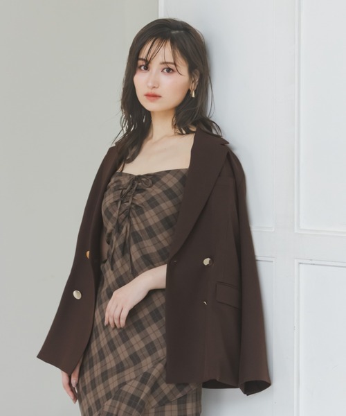 SNIDEL スナイデル sustainable ジャケット Sustainableメタルボタンテーラードジャケット（テーラード