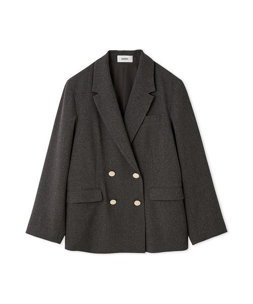Sustainableメタルボタンテーラードジャケット（テーラード