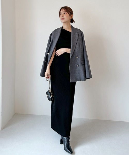 Sustainableメタルボタンテーラードジャケット（テーラードジャケット