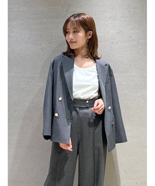 セール】Sustainableメタルボタンテーラードジャケット（テーラード