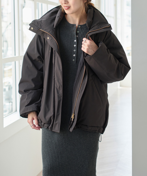 2WAY撥水ダウンハーフコート（ダウンジャケット/コート）｜Spick
