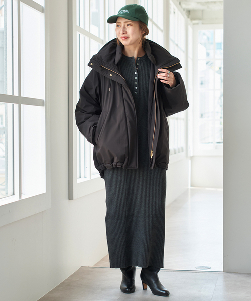 2WAY撥水ダウンハーフコート（ダウンジャケット/コート）｜Spick