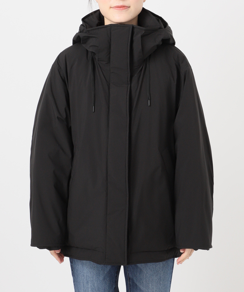 今季新品タグ付Spick and Span 2WAY撥水ダウンハーフコート38黒 2WAY撥水ダウンハーフコート（ダウンジャケット/コート）｜Spick