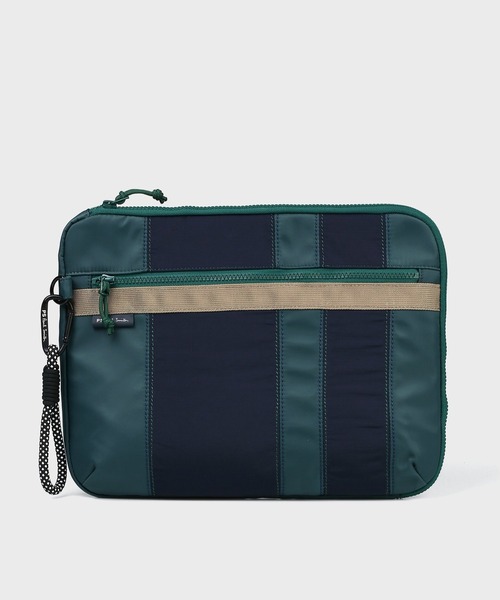Paul Smith（ポールスミス）の「PSモバイルポーチ ドキュメントケース【453004 B172C】（クラッチバッグ・メンズ・グリーン/ブラウン/ブラック・FREE）」の3枚目の写真