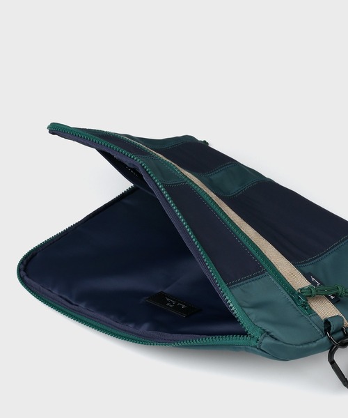 Paul Smith（ポールスミス）の「PSモバイルポーチ ドキュメントケース【453004 B172C】（クラッチバッグ・メンズ・グリーン/ブラウン/ブラック・FREE）」の13枚目の写真