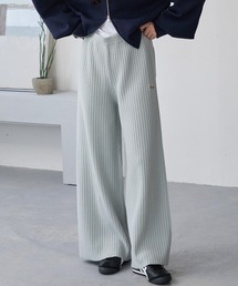 美品‼️希少‼️グレー×ダークグレーがスタイリッシュでラインが素敵なパンツ❣️ 高身長 透けにくい前身2枚重ねきれいめ長袖カットソー（トール