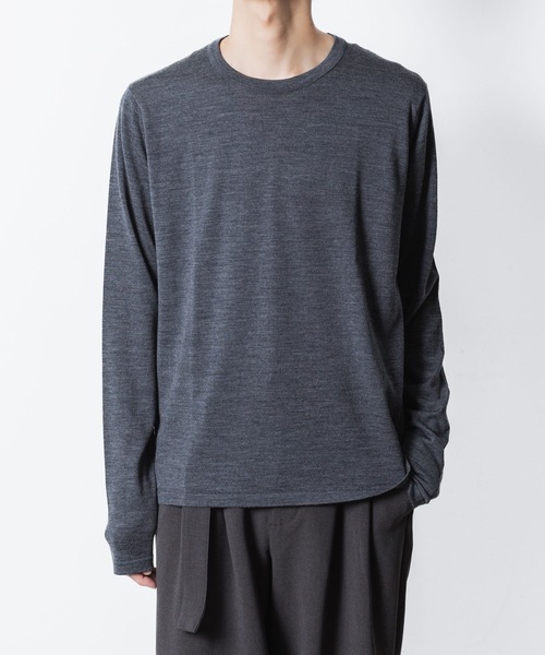 ATTACHMENT(アタッチメント)の「× JOHN SMEDLEY MERINO EXTRAFINE WELTED CREW NECK L/S(ニット/セーター・メンズ・ブラック/キャメル/ダークグレー/ネイビー・1/2/3/4)」の13枚目の写真