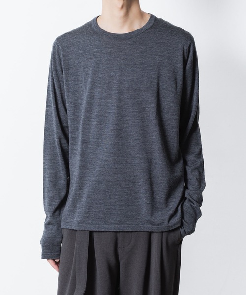ATTACHMENT(アタッチメント)の「× JOHN SMEDLEY MERINO EXTRAFINE WELTED CREW NECK L/S(ニット/セーター・メンズ・ブラック/キャメル/ダークグレー/ネイビー・1/2/3/4)」の15枚目の写真