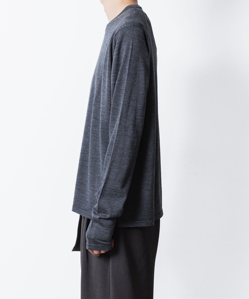 ATTACHMENT(アタッチメント)の「× JOHN SMEDLEY MERINO EXTRAFINE WELTED CREW NECK L/S(ニット/セーター・メンズ・ブラック/キャメル/ダークグレー/ネイビー・1/2/3/4)」の16枚目の写真