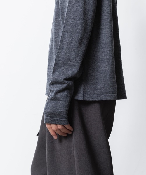 ATTACHMENT(アタッチメント)の「× JOHN SMEDLEY MERINO EXTRAFINE WELTED CREW NECK L/S(ニット/セーター・メンズ・ブラック/キャメル/ダークグレー/ネイビー・1/2/3/4)」の19枚目の写真