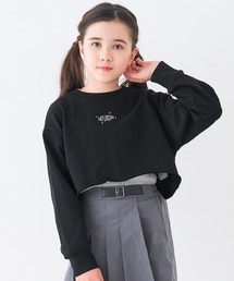 coca（coca）（コカ）の「キッズ クロップドプルオーバー＆タンクトップ 2点セット（Tシャツ/カットソー・キッズ）」