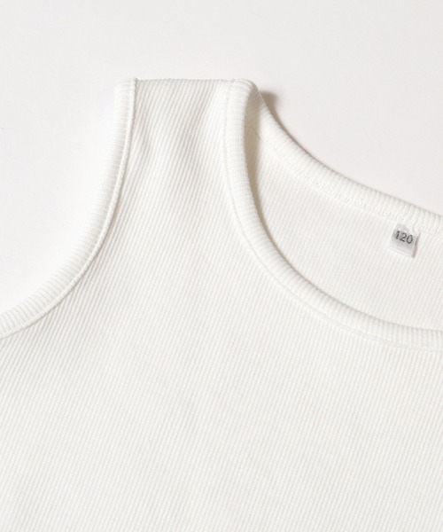 coca（coca）（コカ）の「キッズ クロップドプルオーバー＆タンクトップ 2点セット（Tシャツ/カットソー・キッズ・ブラック/ライトグレー・120/130/150/140）」の19枚目の写真