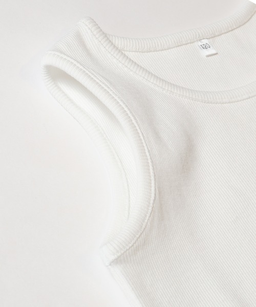 coca（coca）（コカ）の「キッズ クロップドプルオーバー＆タンクトップ 2点セット（Tシャツ/カットソー・キッズ・ブラック/ライトグレー・120/130/150/140）」の20枚目の写真