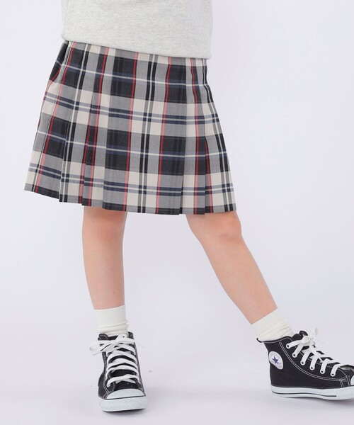 SHIPS KIDS:100~130cm / チェック プリーツ スカート(スカート SHIPS KIDS:100~130cm / チェック プリーツ スカート(スカート