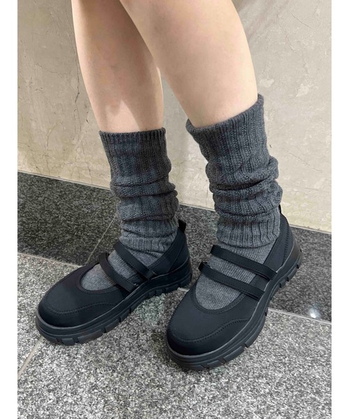 PHILLY(フィリー)の「ボリュームソールWストラップシューズ(ドレスシューズ・レディース・ブラック・SMALL/MEDIUM)」の1枚目の写真
