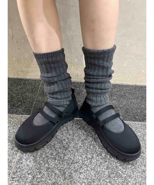 PHILLY(フィリー)の「ボリュームソールWストラップシューズ(ドレスシューズ・レディース・ブラック・SMALL/MEDIUM)」の3枚目の写真