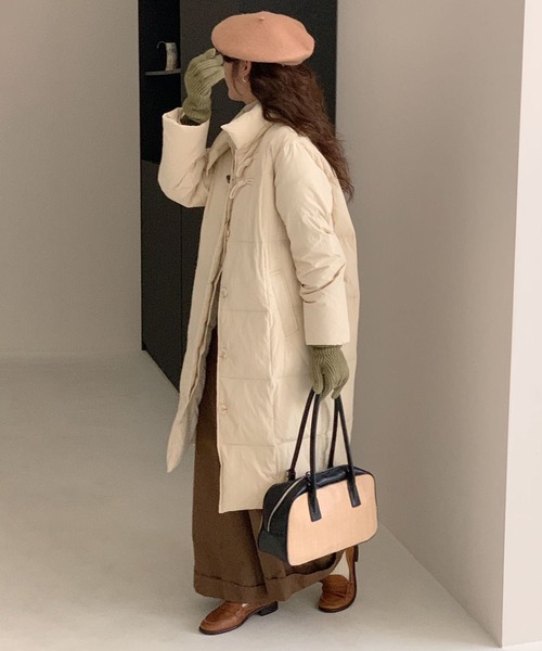 トグルボタンロングダウンコート（ダウンジャケット/コート）｜aimoha