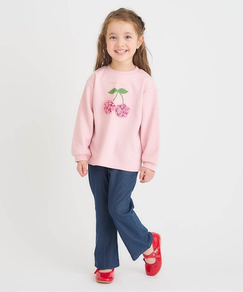 apres les cours(アプレレクール)の「【ジュニア対応】バックリボンカットソーパンツ(その他パンツ・キッズ・ブラウン/ブルー・100/110/120/130/140/80/90)」の13枚目の写真