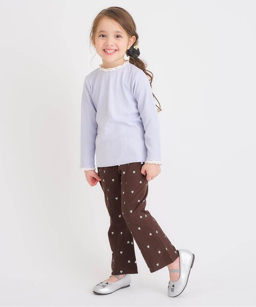 apres les cours(アプレレクール)の「【ジュニア対応】バックリボンカットソーパンツ(その他パンツ・キッズ・ブラウン/ブルー・100/110/120/130/140/80/90)」の16枚目の写真