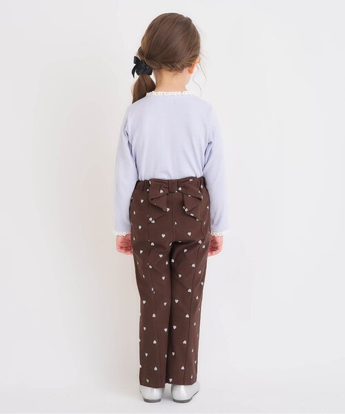 apres les cours(アプレレクール)の「【ジュニア対応】バックリボンカットソーパンツ(その他パンツ・キッズ・ブラウン/ブルー・100/110/120/130/140/80/90)」の17枚目の写真