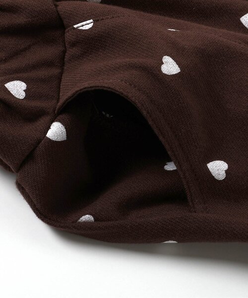 apres les cours(アプレレクール)の「【ジュニア対応】バックリボンカットソーパンツ(その他パンツ・キッズ・ブラウン/ブルー・100/110/120/130/140/80/90)」の3枚目の写真