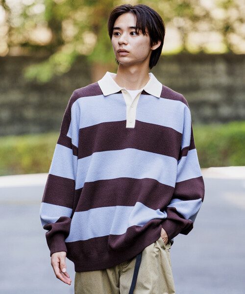 USED ボーダーラガーシャツ セール】ボーダーラガーシャツ（Tシャツ/カットソー）｜GEORGE'S