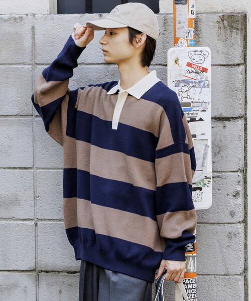 USED ボーダーラガーシャツ fit=scale-down,w=1200