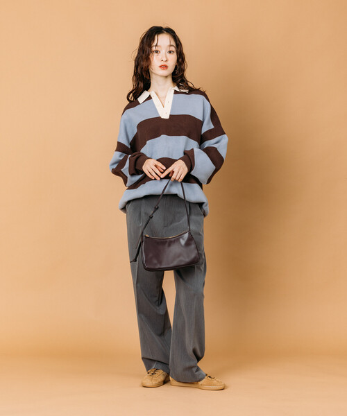 GQ1795◇BONEVILLE : archive ボーダースウェットラガー GQ1795◇BONEVILLE : archive ボーダースウェットラガー