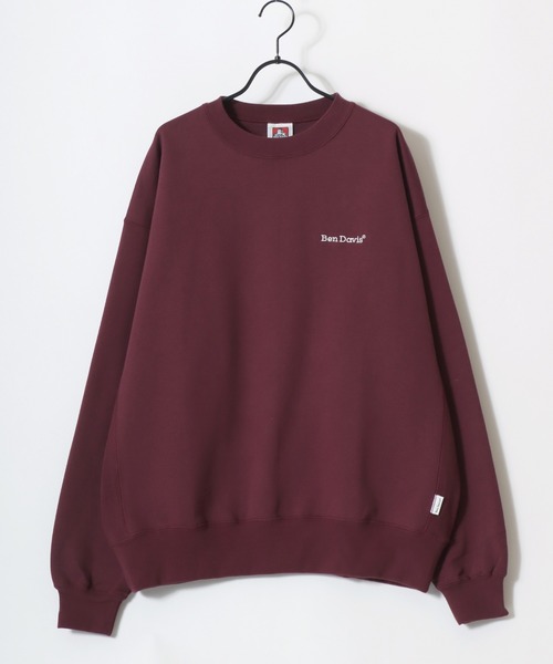BEN DAVIS（ベンデイビス）の「BEN DAVIS/ベンデイビス HEAVY SWEAT CREW/オーバーサイズ 裏起毛 ロゴ ワンポイント刺繍 クルーネック スウェット トレーナー/レディース メンズ（スウェット・メンズ・アッシュグレー/グレイッシュブルー/ブラック/カーキ/バーガンディー・M/L/XL）」の20枚目の写真