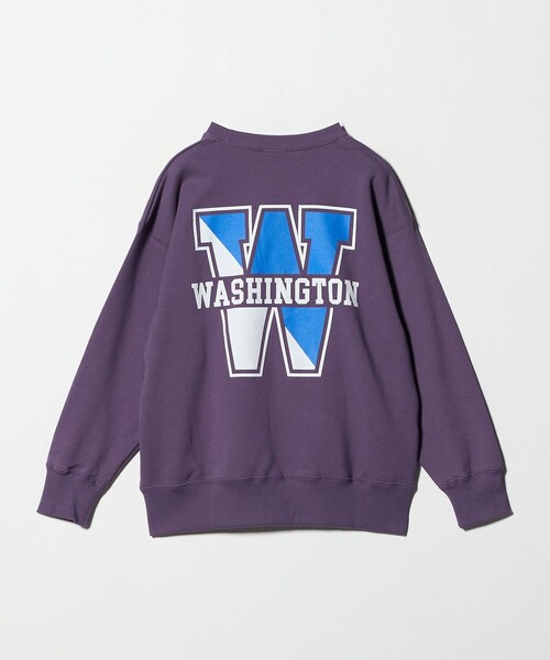 Champion（チャンピオン）の「＜Champion＞クルーネックスウェットシャツ / トレーナー / キッズ  140cm-160cm（スウェット・キッズ・パープル/ネイビー/ダークグリーン・150cm/160cm/140cm）」の3枚目の写真