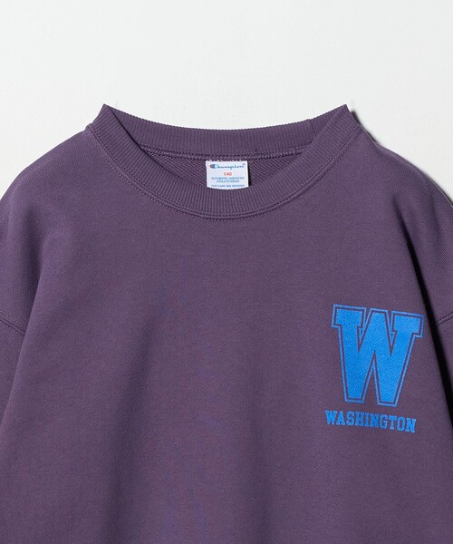 Champion（チャンピオン）の「＜Champion＞クルーネックスウェットシャツ / トレーナー / キッズ  140cm-160cm（スウェット・キッズ・パープル/ネイビー/ダークグリーン・150cm/160cm/140cm）」の18枚目の写真