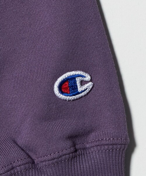 Champion（チャンピオン）の「＜Champion＞クルーネックスウェットシャツ / トレーナー / キッズ  140cm-160cm（スウェット・キッズ・パープル/ネイビー/ダークグリーン・150cm/160cm/140cm）」の20枚目の写真