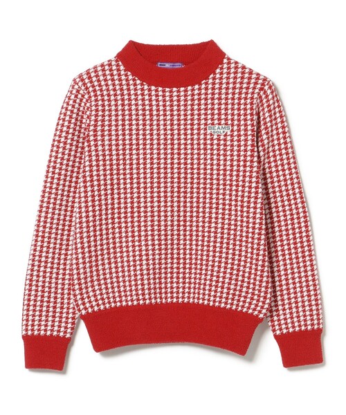 PURPLE LABEL / 千鳥ジャカード ニット プルオーバー（ニット/セーター