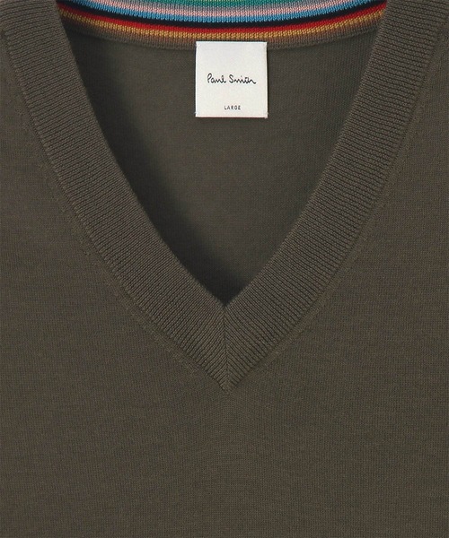 セール】ハイゲージ Vネックニットベスト / 253450 563X（ベスト