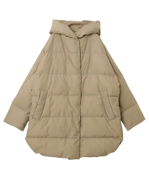 ドルマンサイドジップダウンジャケット（ダウンジャケット/コート