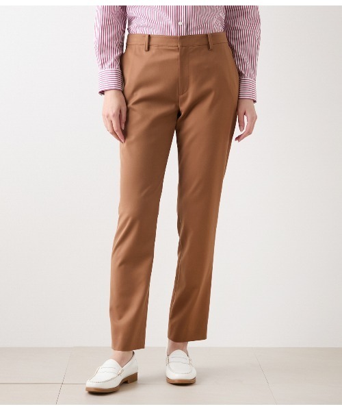 NEWYORKER(ニューヨーカー)の「TRストレッチツイル テーパードパンツ(その他パンツ・レディース・ダークグレー/グリーン系その他3/キャメル・9号/11号)」の21枚目の写真
