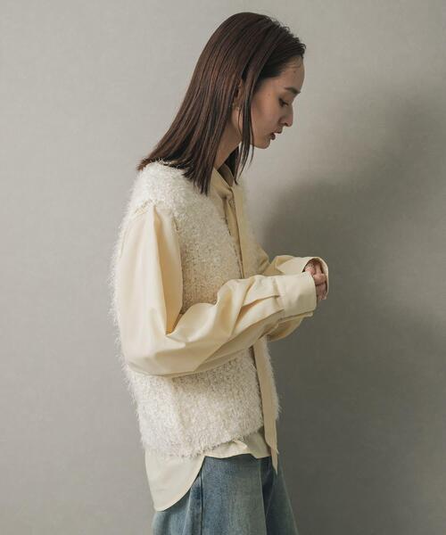 SENSE OF PLACE by URBAN RESEARCH（センスオブプレイスバイアーバンリサーチ）の「ボウタイブラウス（シャツ/ブラウス・レディース・ベージュ/ブラック系その他/オフホワイト・ONE）」の13枚目の写真