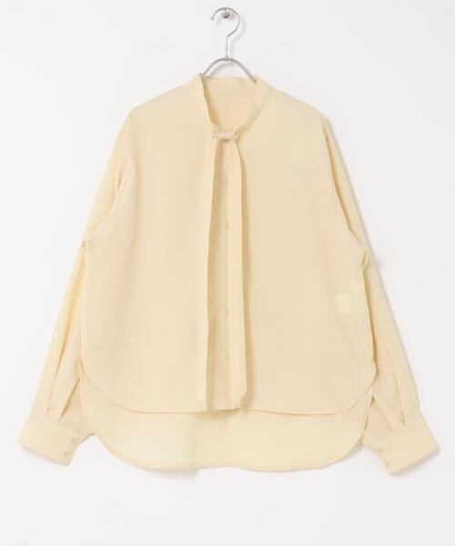 SENSE OF PLACE by URBAN RESEARCH（センスオブプレイスバイアーバンリサーチ）の「ボウタイブラウス（シャツ/ブラウス・レディース・ベージュ/ブラック系その他/オフホワイト・ONE）」の16枚目の写真