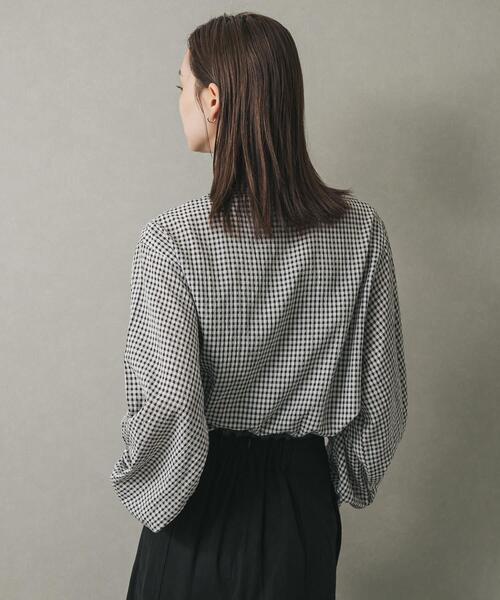 SENSE OF PLACE by URBAN RESEARCH（センスオブプレイスバイアーバンリサーチ）の「ボウタイブラウス（シャツ/ブラウス・レディース・ベージュ/ブラック系その他/オフホワイト・ONE）」の19枚目の写真