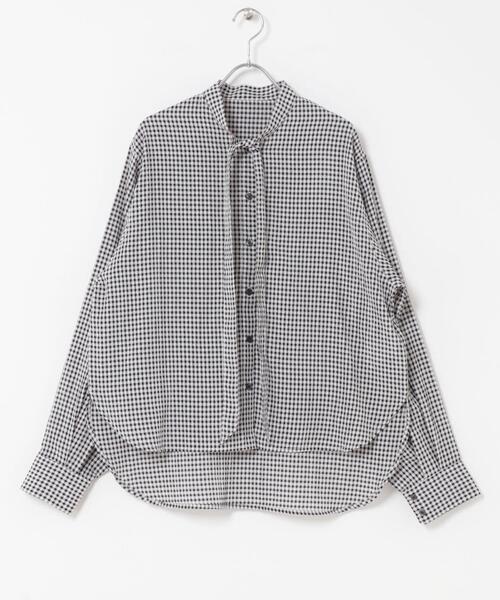 SENSE OF PLACE by URBAN RESEARCH（センスオブプレイスバイアーバンリサーチ）の「ボウタイブラウス（シャツ/ブラウス・レディース・ベージュ/ブラック系その他/オフホワイト・ONE）」の22枚目の写真