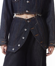 JOSE MOON | DENIM LAP SKIRT/デニムラップスカート(デニムスカート)